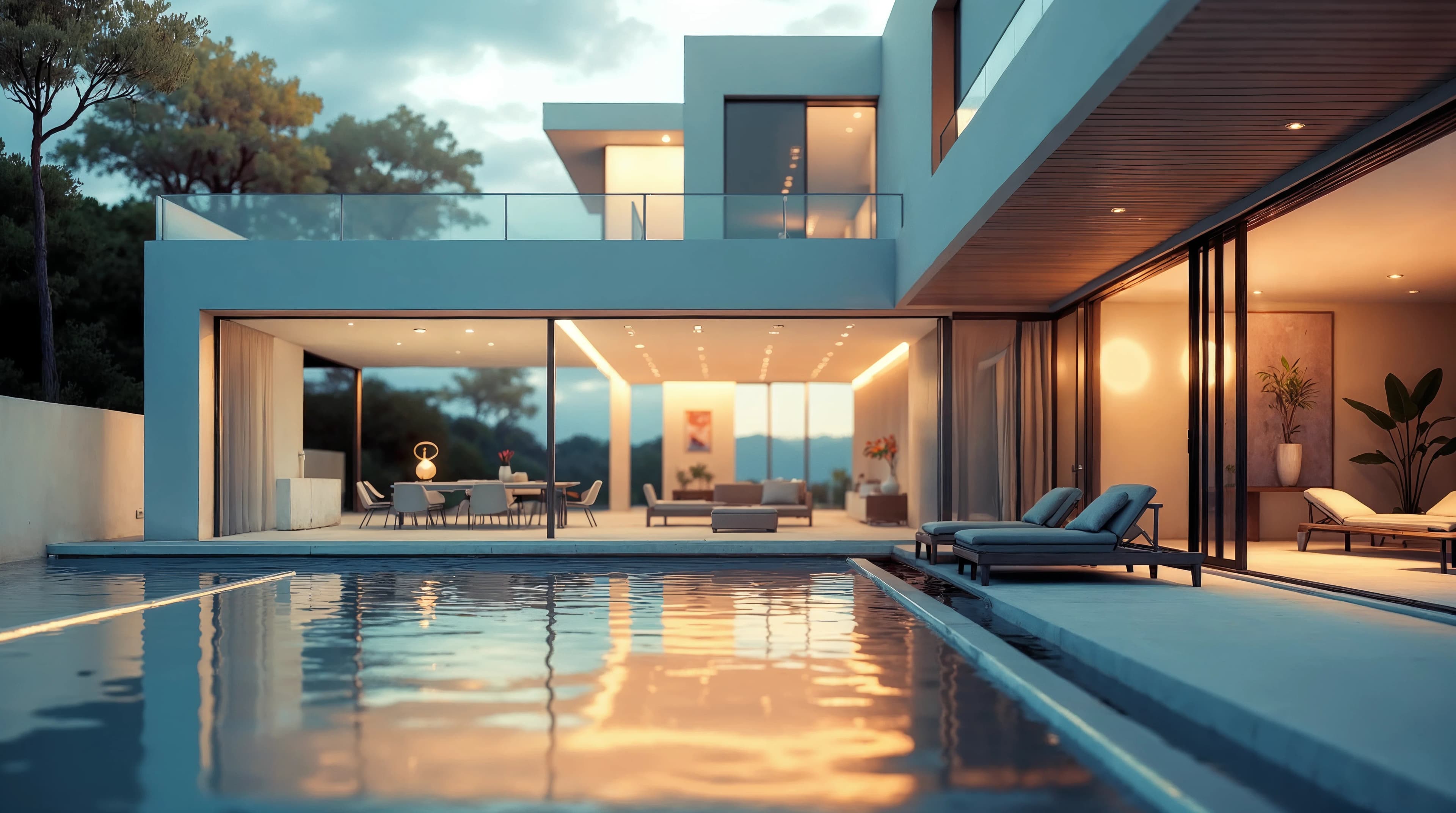 The Glass Pavilion - contemporary architectural residence