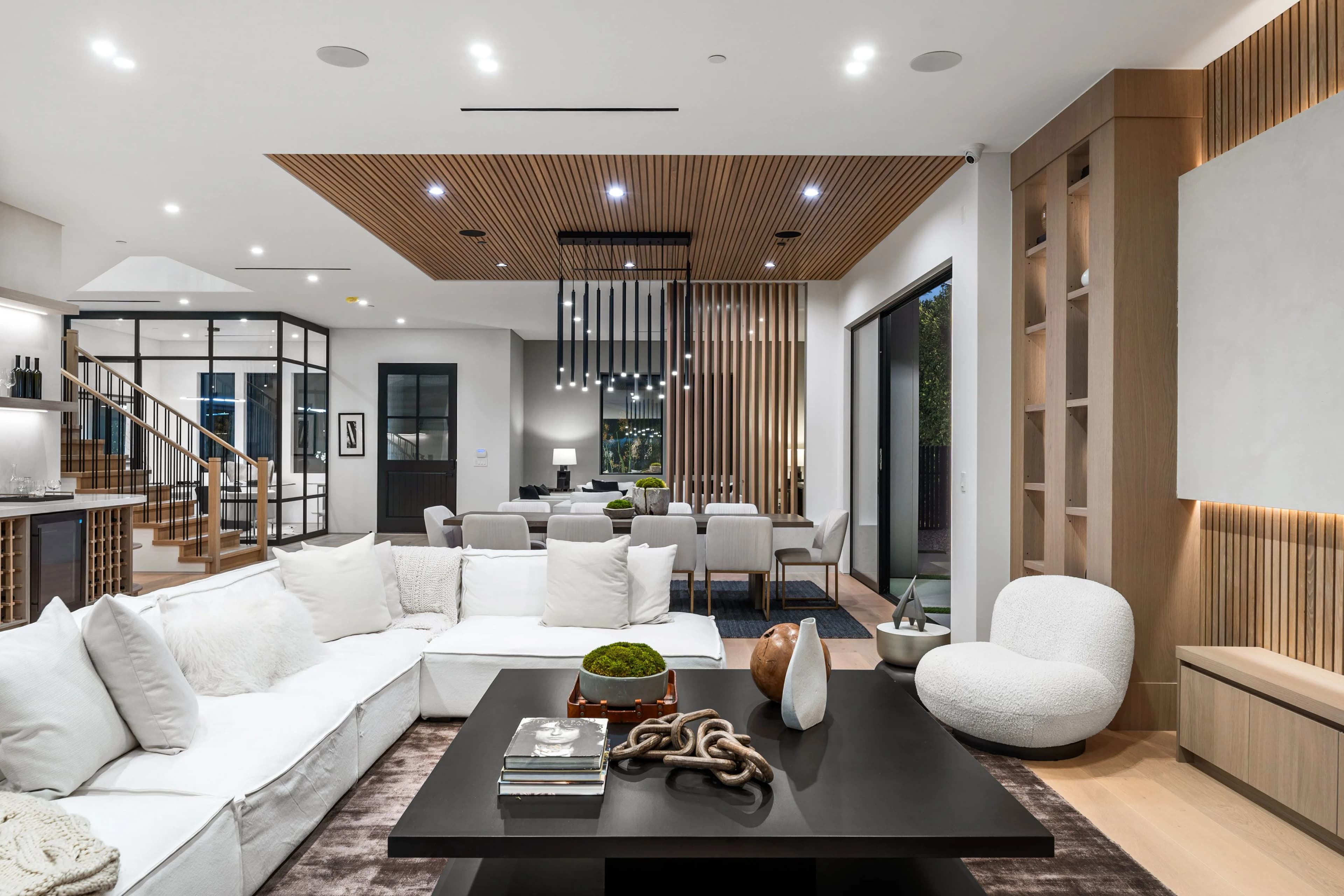 Modern living room interior with designer furnishing